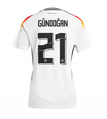 Tyskland Ilkay Gundogan #21 Replika Hjemmebanetrøje Dame EM 2024 Kortærmet